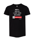 Our “Well-behaved Hoomans Welcomed” short sleeve tee 